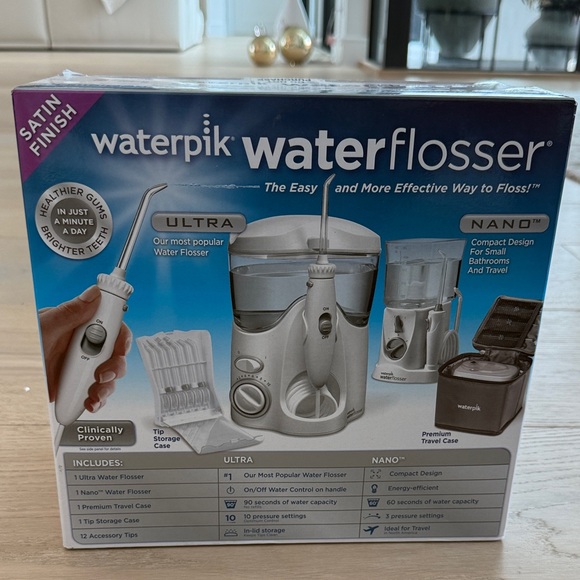 Waterpik Water Flosser Ultra and Nano Set - Picture 1 of 1